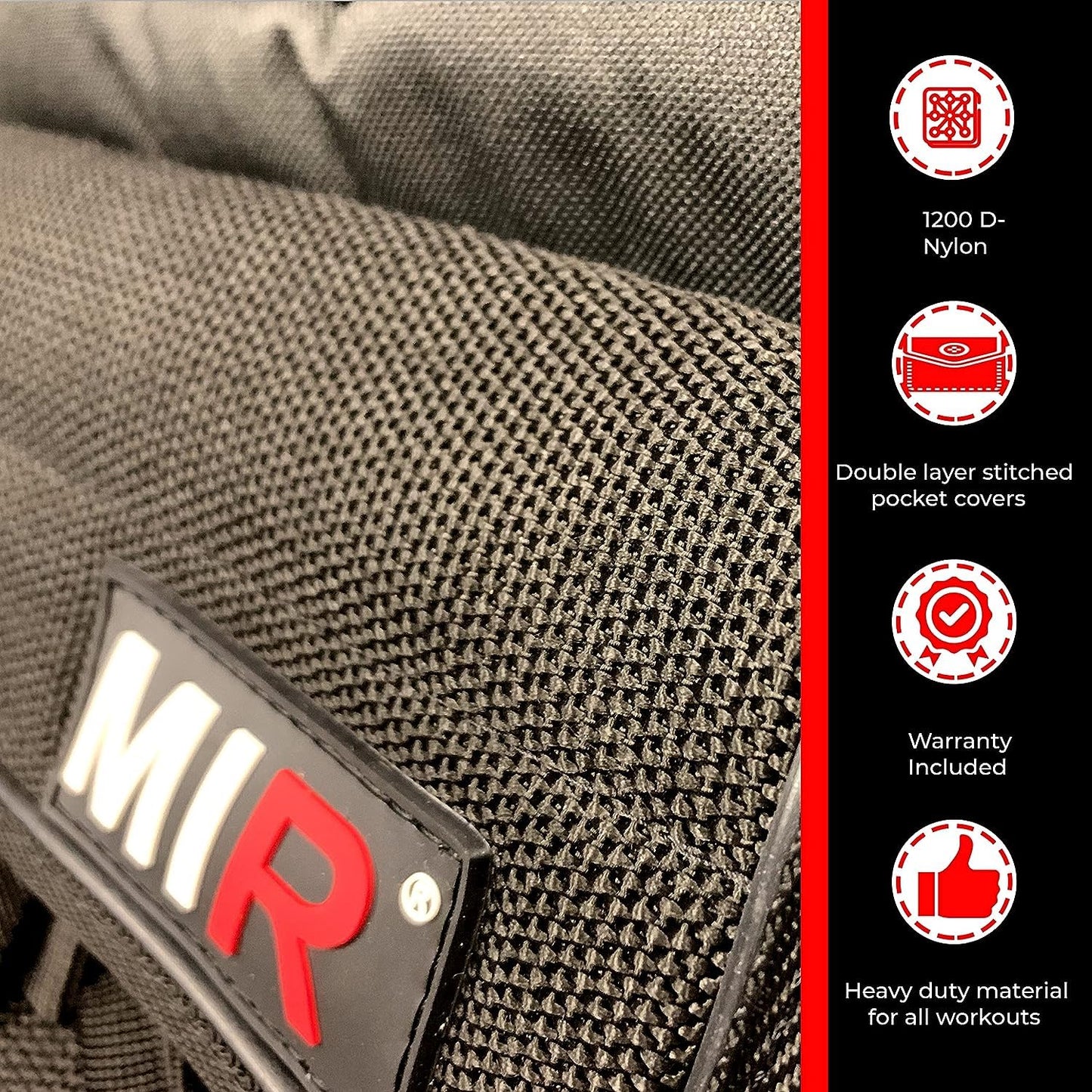 MiR Adjustable Weighted Vest, 20 lb.