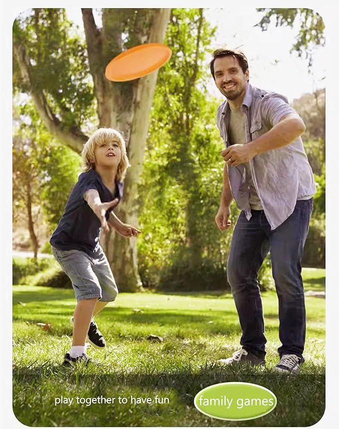 Cartoon Flying Discs Set for Kids Soft Platic Outdoor Family Game Beach Toys, 4 Pack, 20cm, 60g Each, Vivid Colors(Unicorn Horse,Dinasour,Zoo Animals, Astronauts)
