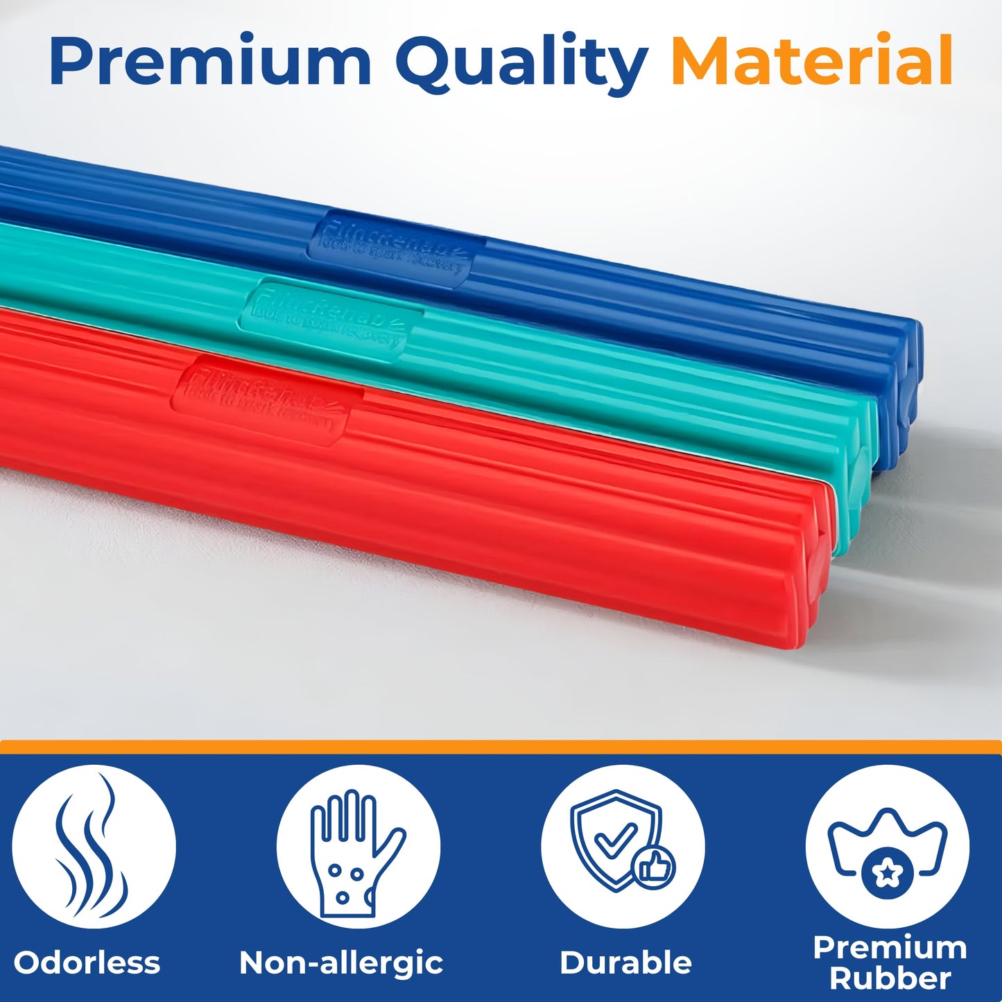 FlintRehab Flex Bars for Physical Therapy (3 Pack), Hand therapy Flex Bar, Resistance Bar for Golfers Elbow & Tendinitis, Tennis Elbow Exercise Devices, 3 Variable Twist Bar to Improve Grip Strength