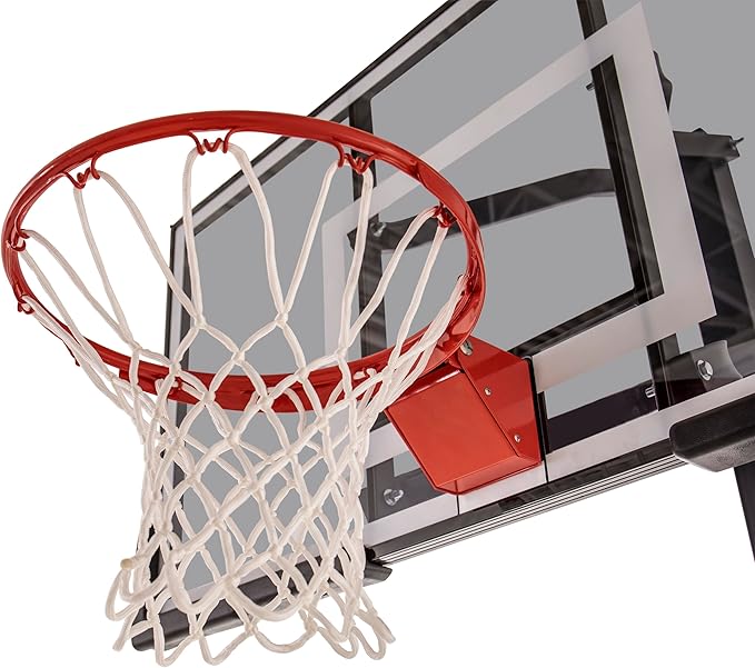 Silverback In-Ground Basketball Hoops, Adjustable Height Tempered Glass Backboard and Pro-Style Flex Rim. - Multiple Styles Available