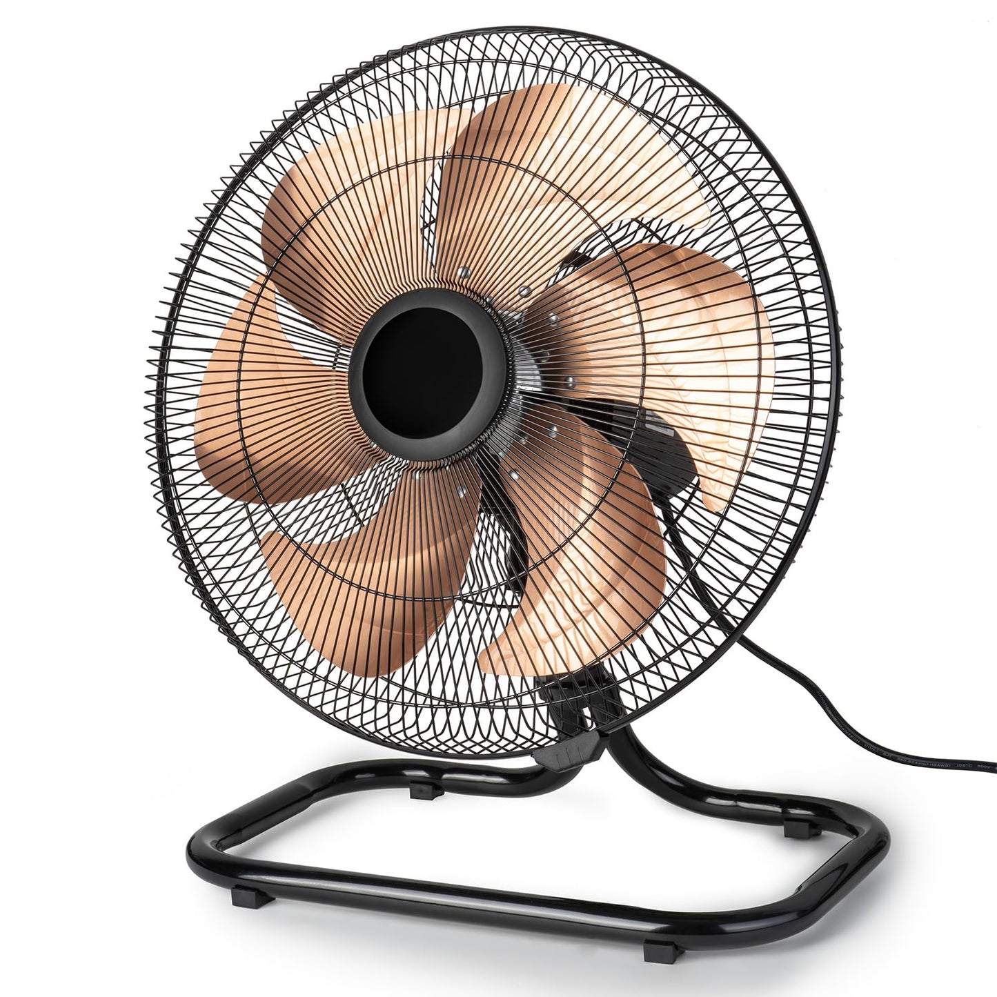 Allsheen 18 Inch Oscillation Floor Fan,Industrial Fan with DC Motor,5 Speed,High Velocity Metal Fan for Industrial, Commercial, Residential, Greenhouse,Black