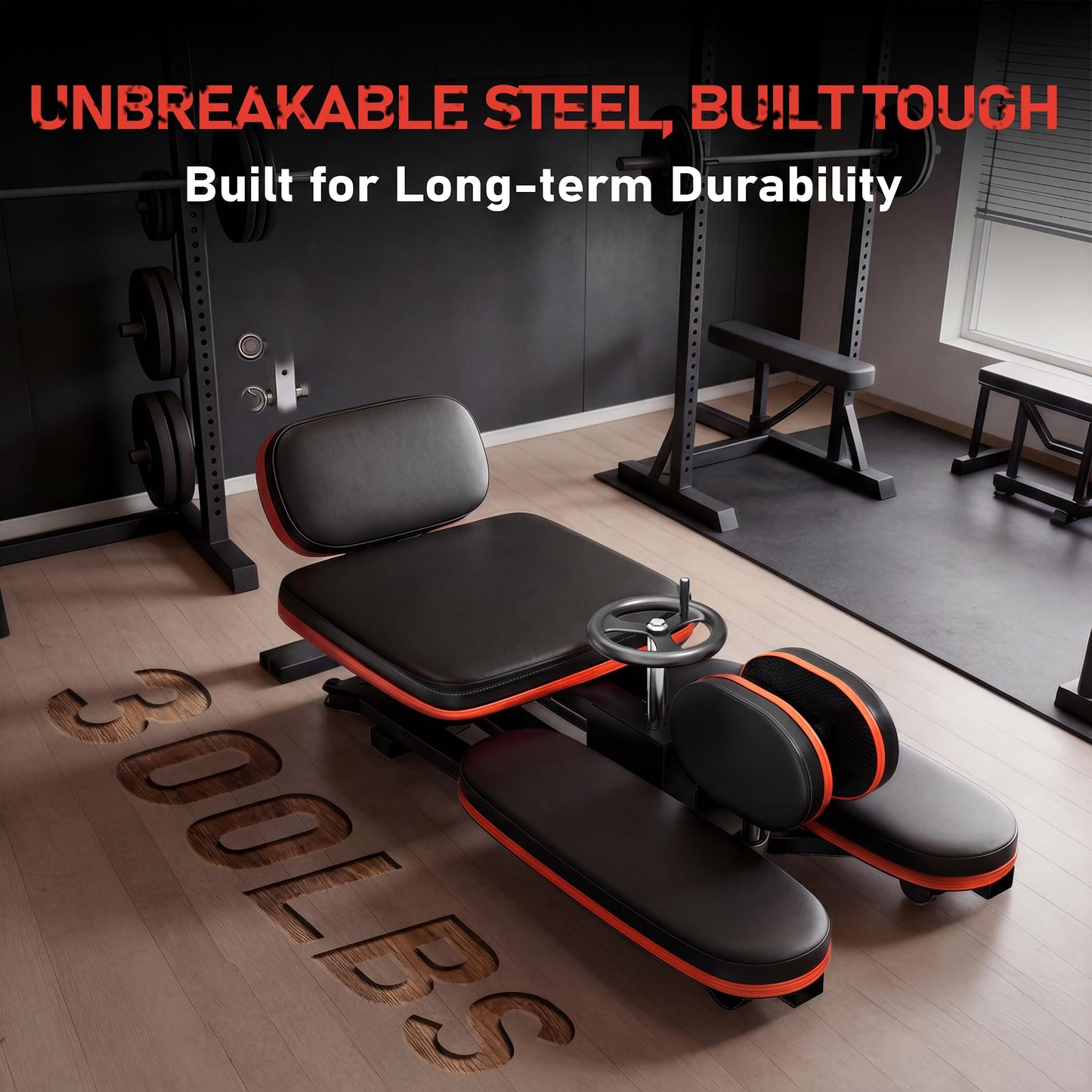 Rigel Leg Stretcher, 220LBS Leg Stretch Machine, Heavy Duty Steel Frame Equipment Splits Machine, Leg Stretching Training Machine for Home Gym Split Machine Training Fitness
