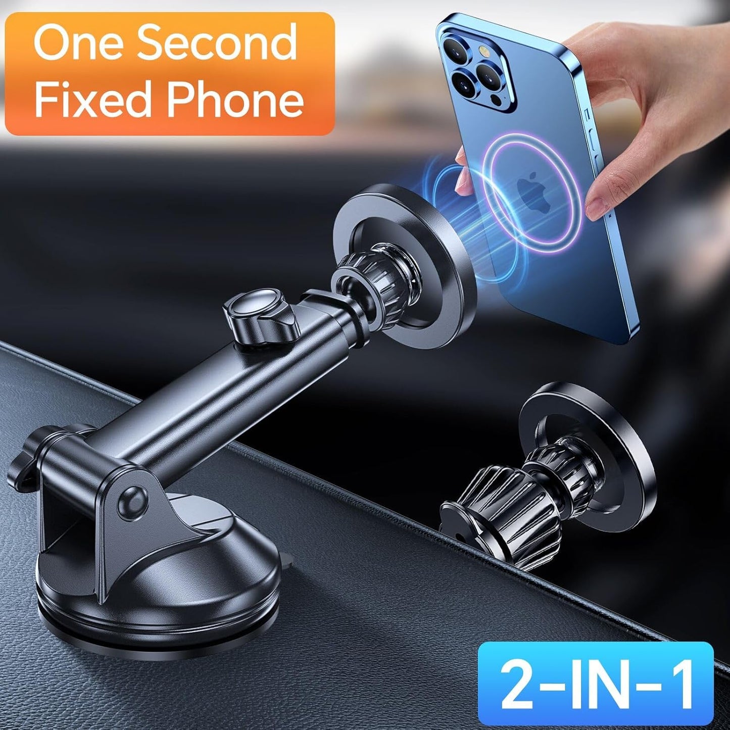 Coolpow 17 16 for MagSafe Car MountWindshield+Vent+DashMagnetic Phone Holder for Car Phone Holder Mount Cell Phone