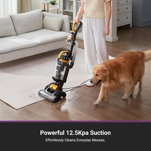 Eureka MaxSwivel Pro NEU350 Upright Vacuum Cleaner - Powerful, Lightweight for Pet Hair & Carpet | Yellow