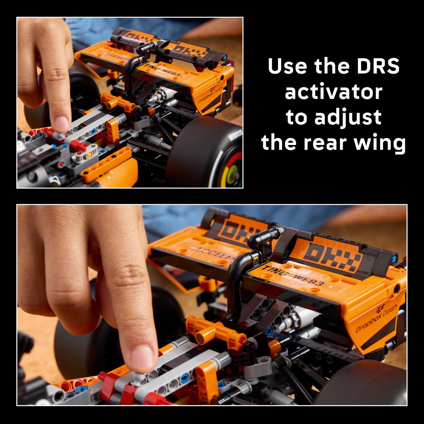 LEGO Technic McLaren MCL39 F1 Car Building Set for Adults - Room or Office Decor for Men & Women, Ages 18+ - Gifts for Fathers Day - Authentic Details - 42228