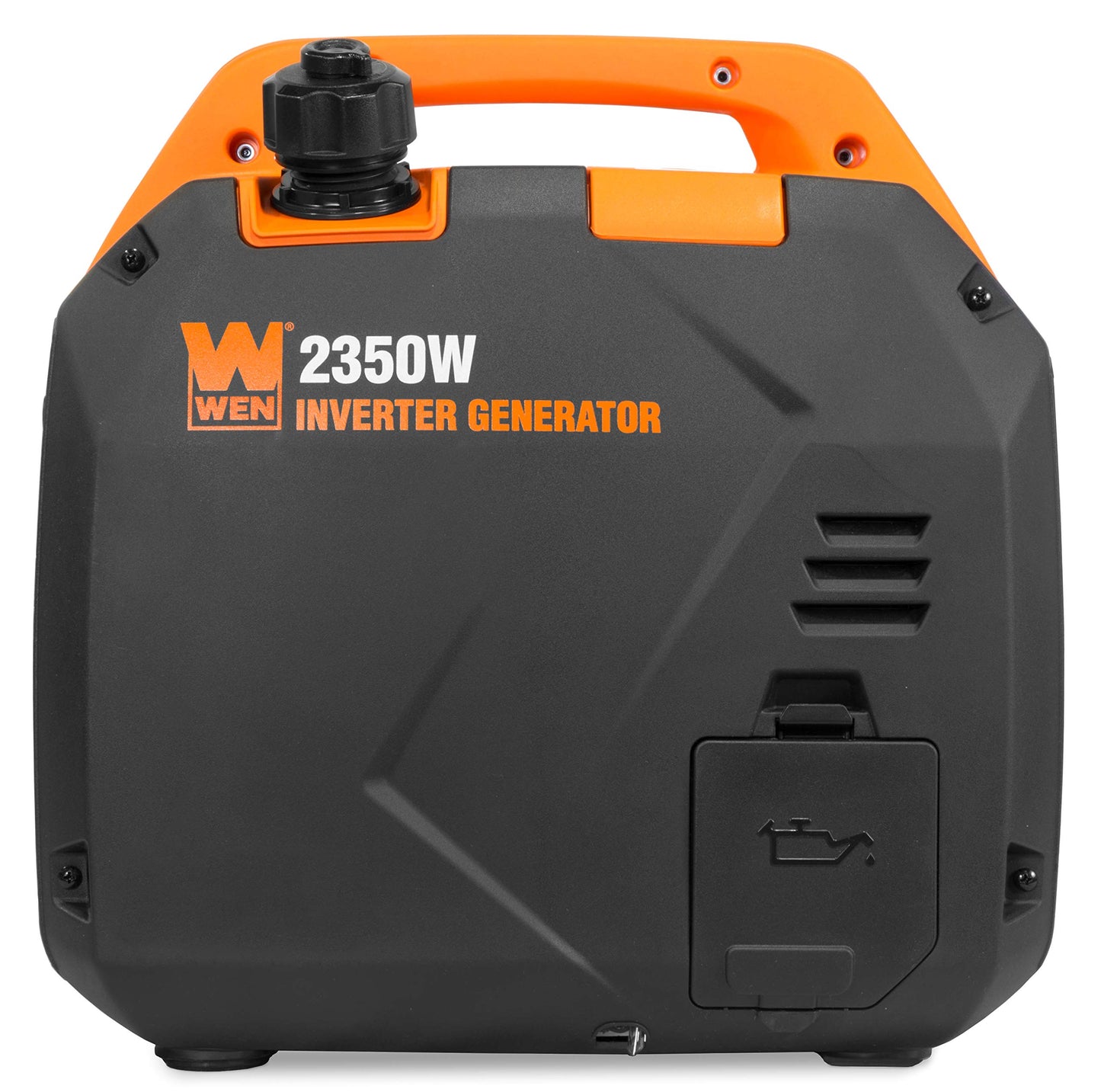 WEN Super Quiet 2350-Watt Portable Inverter Generator with Fuel Shut Off, Gasoline Power, Ultra Lightweight (56235i), Black