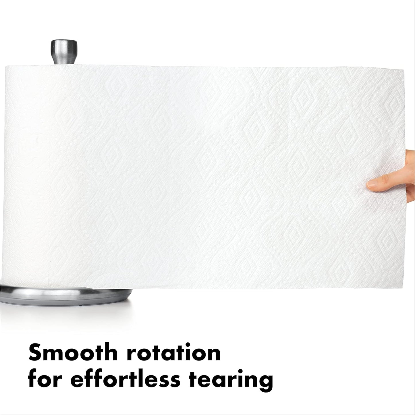 OXO Good Grips Paper Towel Holder - Steady Design for Countertop Use | Durable & Stylish