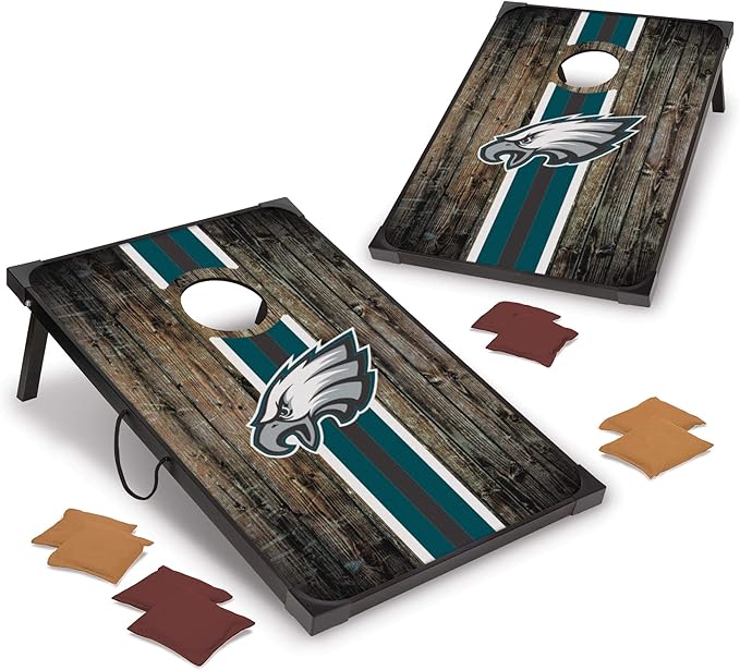 Wild Sports NFL 2' x 3' MDF Deluxe Cornhole Set - with Corners and Aprons