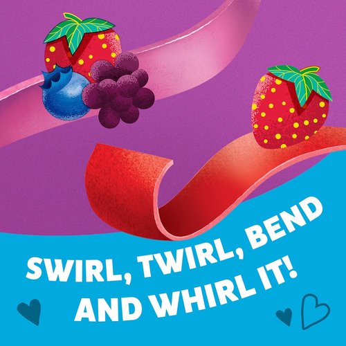 Annie's Organic Fruit Tape - Swirly Strawberry & Bendy Berry Variety Pack | Gluten-Free, 12 Rolls, 9 oz
