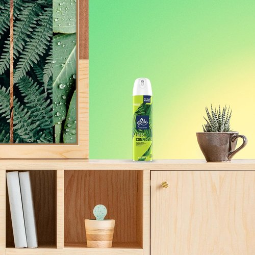 Glade Air Freshener Spray - Fresh Confidence Limited Edition | Essential Oil Infused, 8 oz, Pack of 6