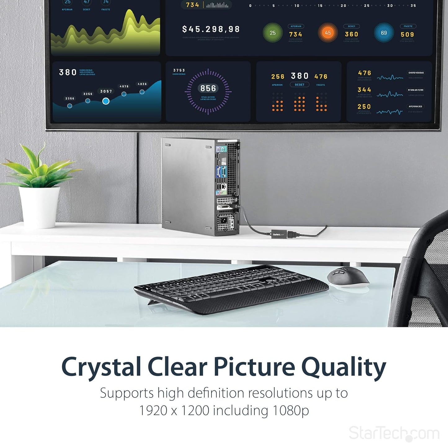 DP2HDMI2 StarTech.com DisplayPort to HDMI Video Adapter Converter