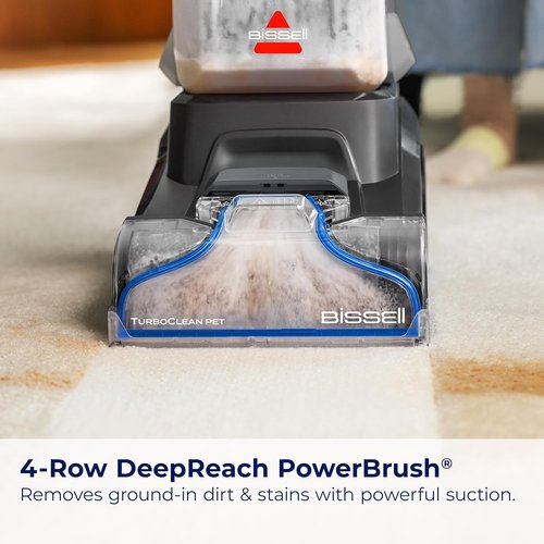 BISSELL TurboClean PET - Powerful Upright Carpet & Upholstery Cleaner | Model 3948