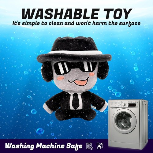 Forsaken Black Plush Toy - Soft Stuffed Animal Character | Cute Collectible Gift for Kids & Gamers