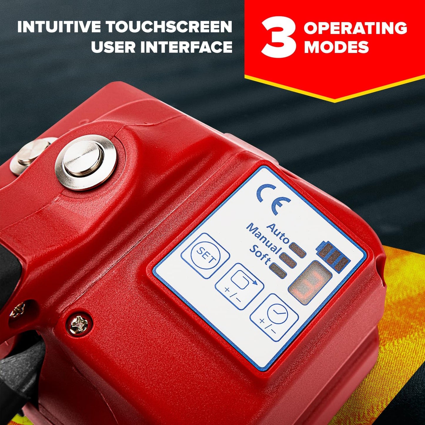 IDL Packaging Transpak H-46B-58 Battery-Powered Premium Industrial Strapping Tool for 5/8" Polyester (PET) and Polypropylene (PP) Strapping - High-Speed Packaging Strapping Machine