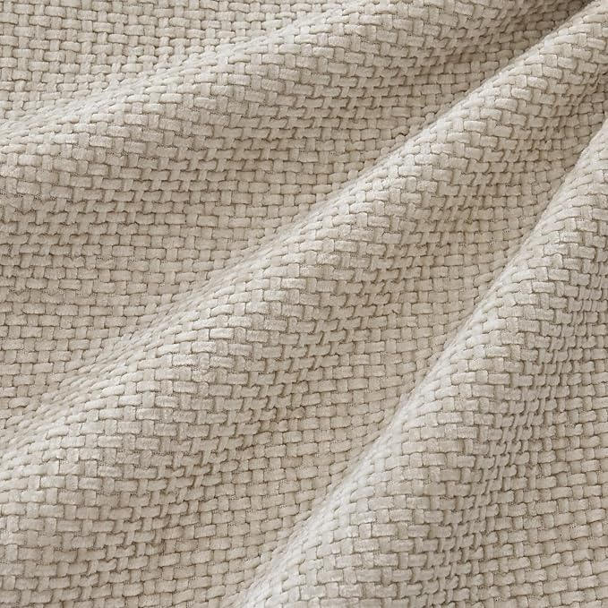 MIULEE Pack of 4 Couch Throw Pillow Covers 18x18 Inch Cream Soft Decorative Chenille Pillow Covers Farmhouse Accent Cushion Covers for Boho Spring Home Decor Sofa Bedroom Living Room