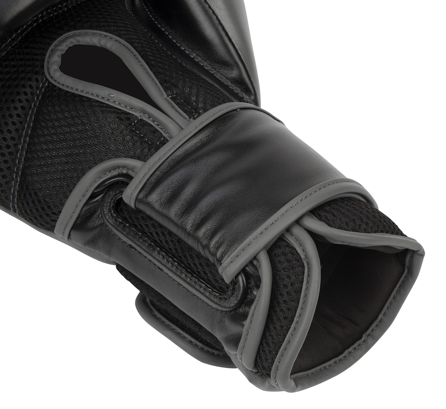 Everlast Powerlock 2 Hook & Loop Boxing Gloves | Fight Training Gloves | Hook and Loop with Durable Hand & Wrist Support | Heavy Bag & Fitness Training (Black, 16 oz)