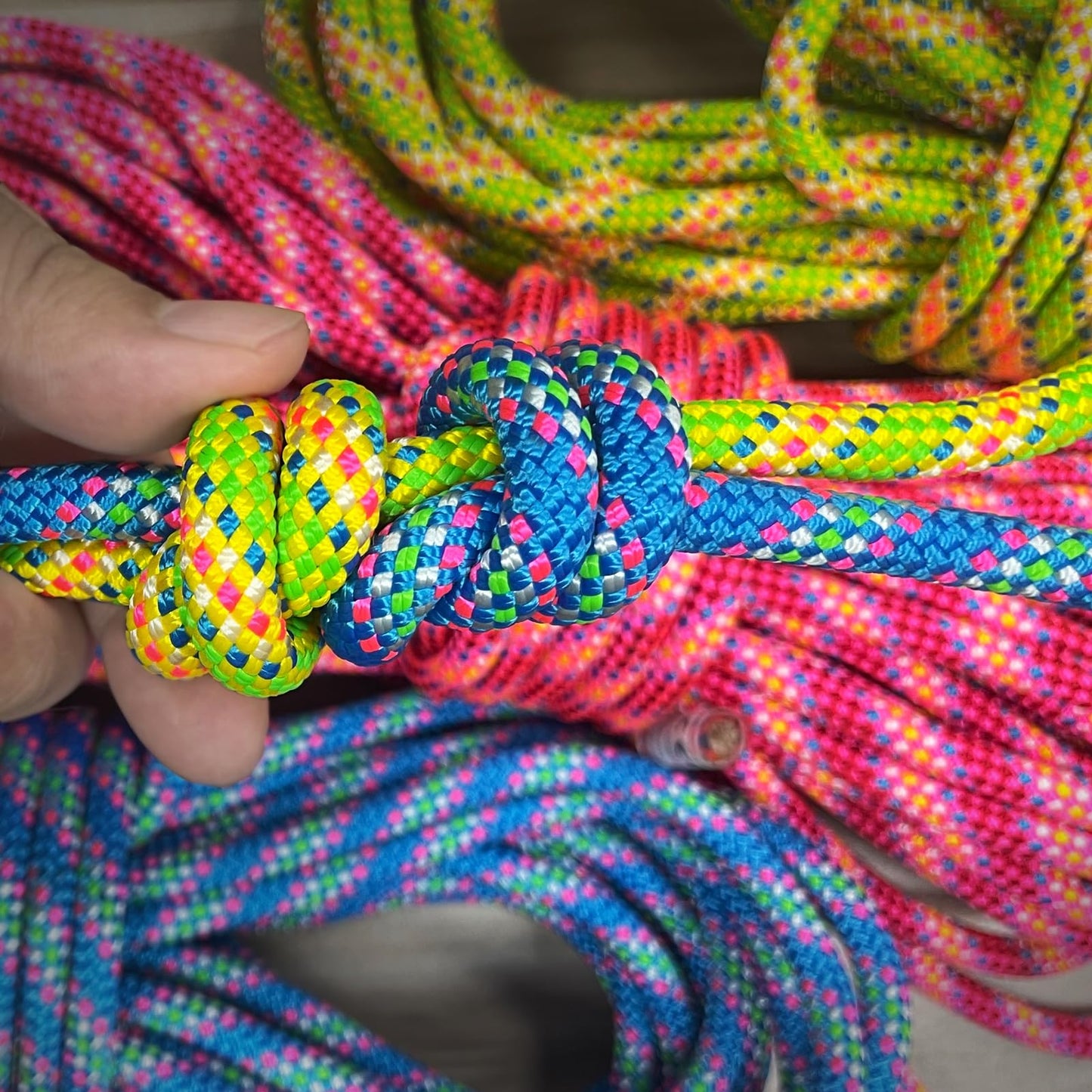 BlazeBeam 8mm Accessory Cord 30M (100ft) UIAA Rock Climbing Rope 14Kn High Tensile Strength Rock Climbing Accessories Cord Double Braid Nylon Cord for Mountain Tree Climbing, Canyoneering,Fire Rescue