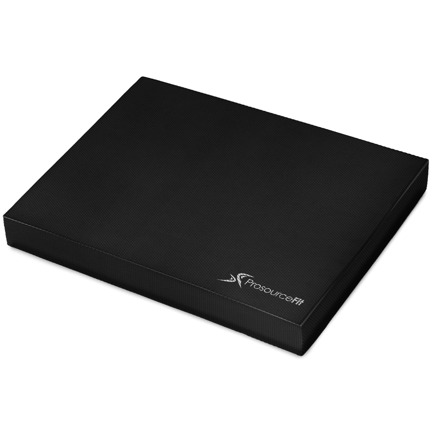 ProsourceFit Exercise Balance Pad – Large Cushioned Non-Slip Foam Mat & Knee Pad for Fitness, Stability Training, Physical Therapy, Yoga 15"x19", Black