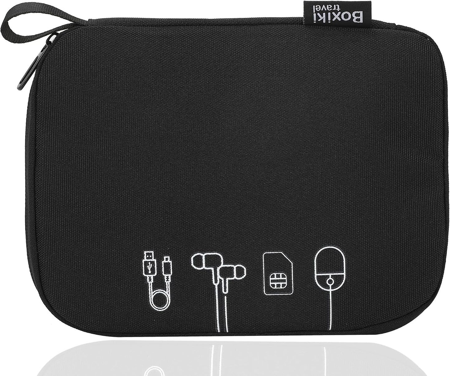 Backpack Digital Accessory Pouch Portable Travel Organizer Bag for Cables Chargers Earbuds Power Banks SD Cards USB