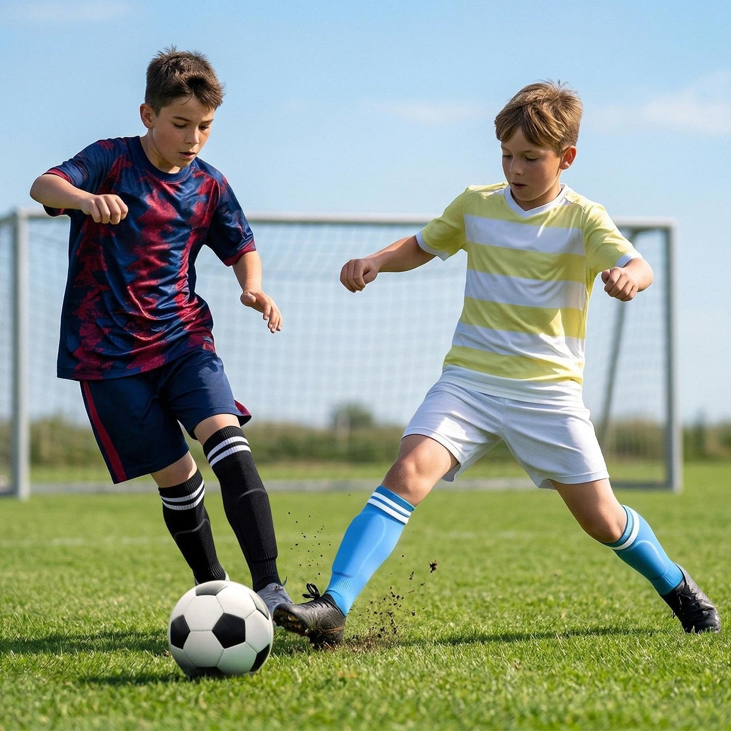 Soccer Shin Guards for Youth Kids Toddler - Durable Protective Soccer Shin Pads Equipment, Football Gear for 3 5 4-6 7-9 10-12 Years Old Children Teens Boys Girls