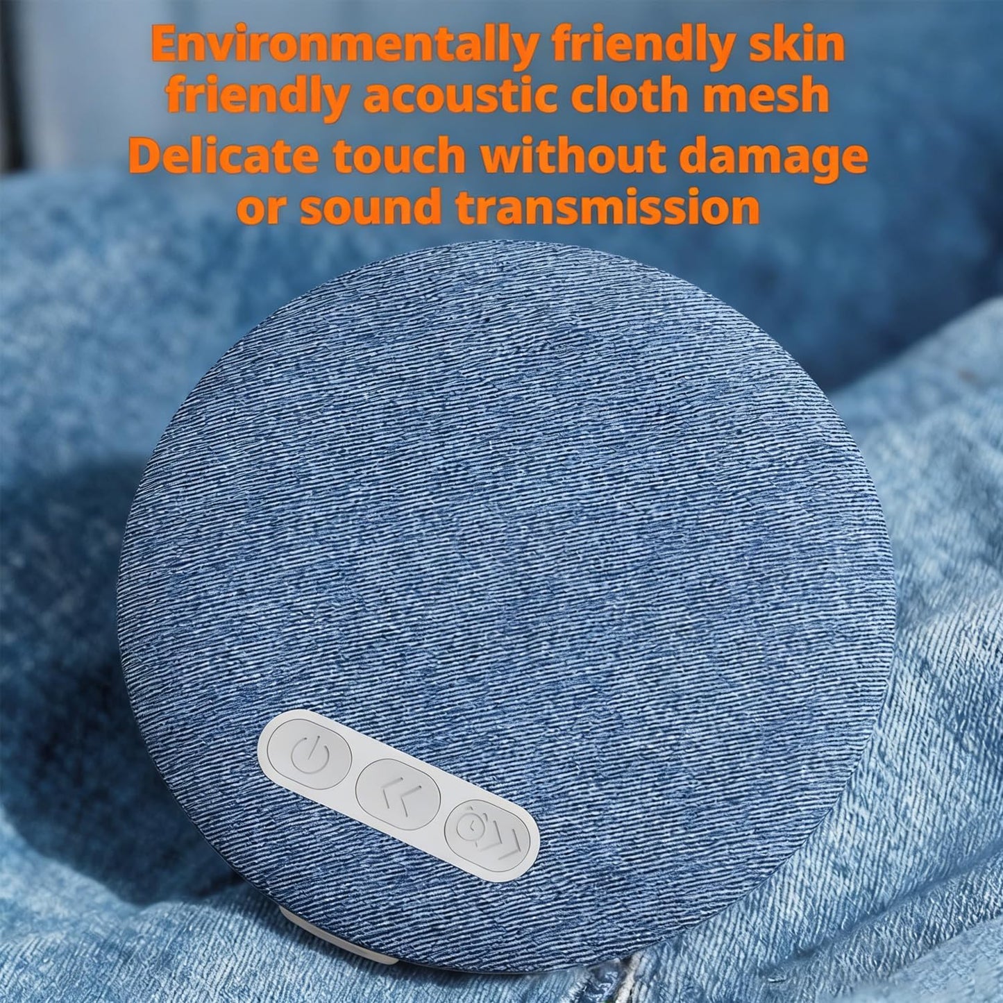 Uceento 2026 Pillow Speaker for Sleeping, Mini Bluetooth Pillow Speakers, Ultra-Thin Under Pillow Speaker with White