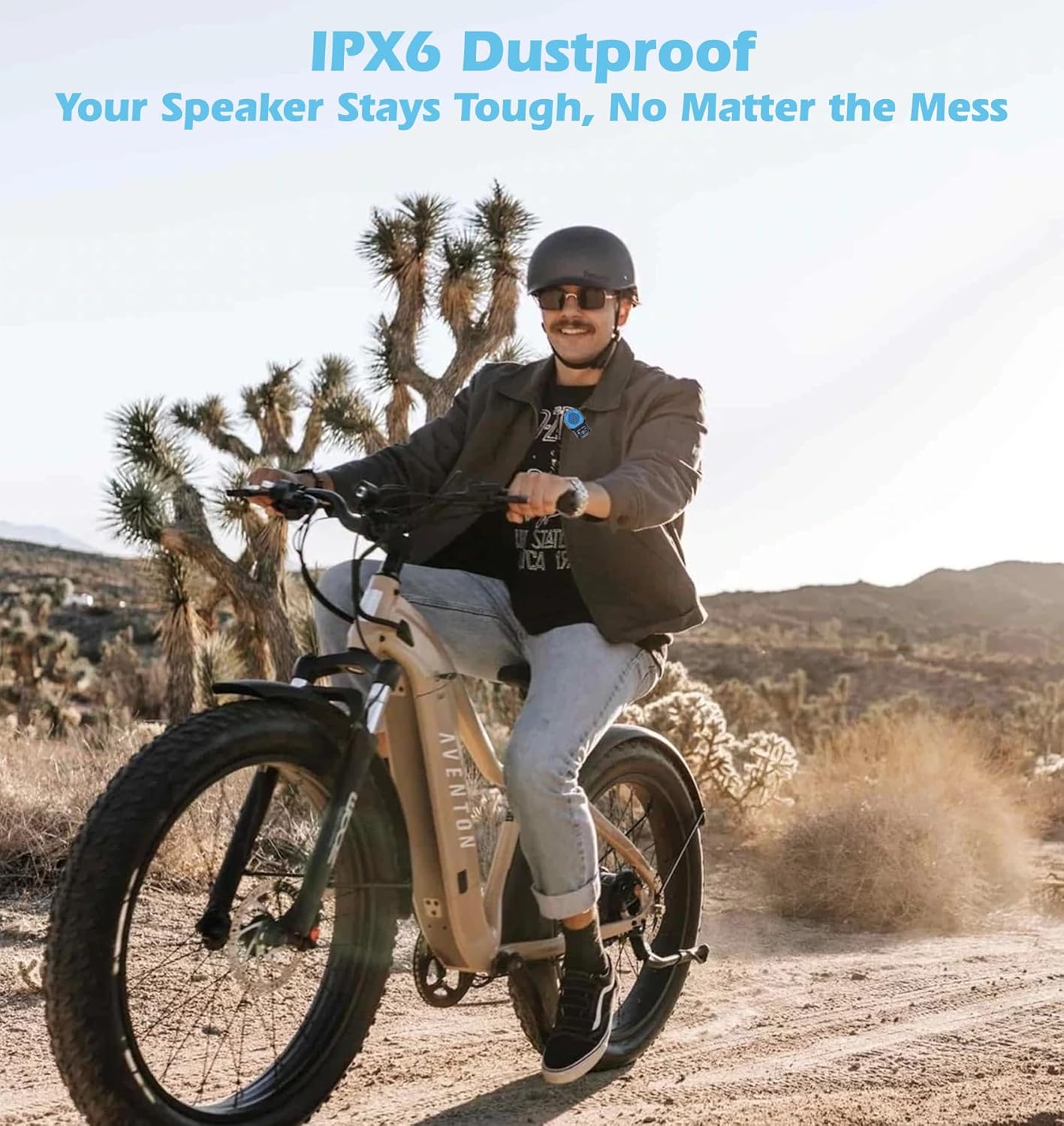 KAIY IPX6 10 Wearable Bluetooth Speaker with Mic, Portable Clip On Speakers Small Outdoor Wireless Speaker