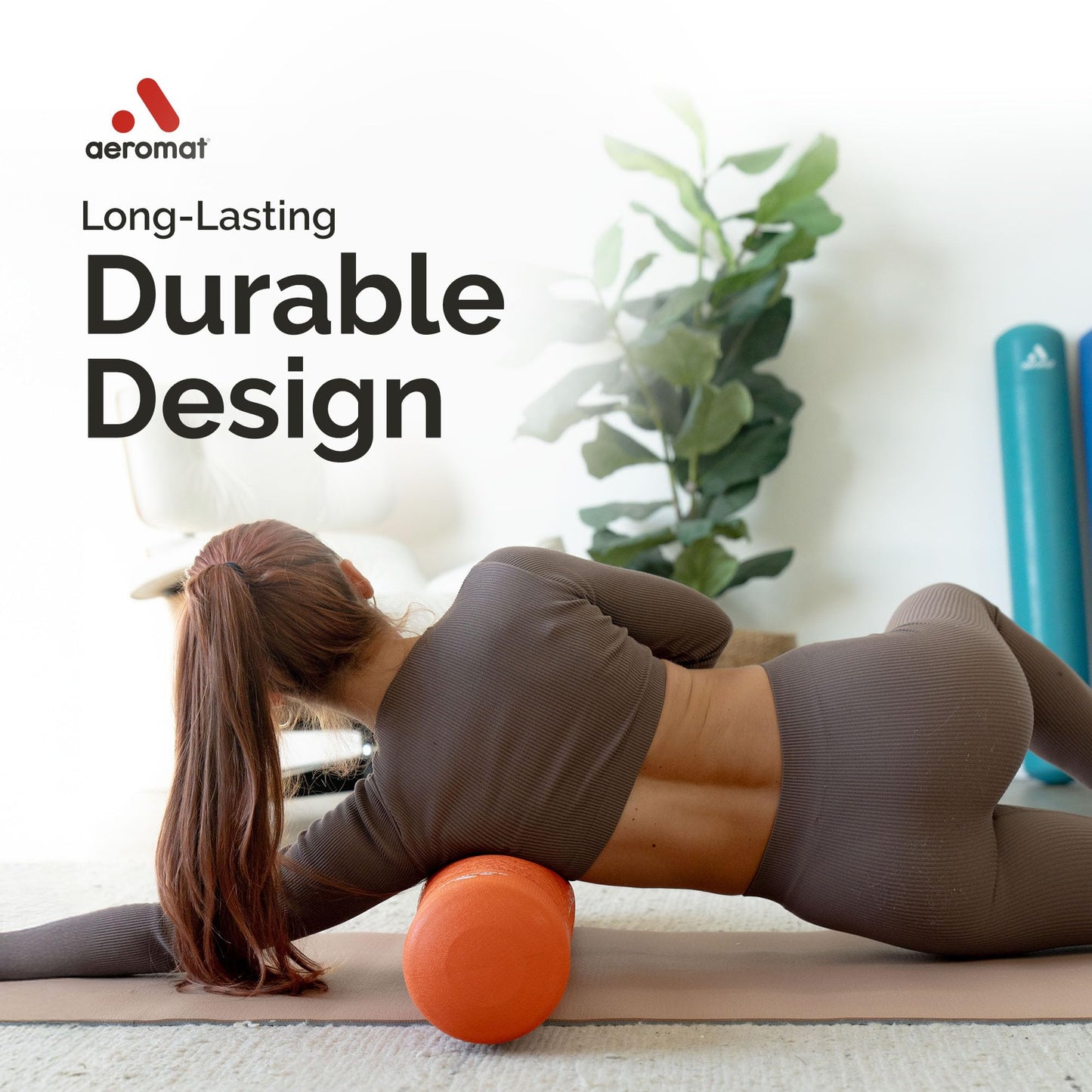 Adjustable Air Roller 2 to 12 PSI Firmness – Inflatable Fitness, Yoga, and Rehab Roller for Men and Women, Back Roller for Muscle Recovery, Home Gym, Travel, or Physical Therapy Use – North Sea