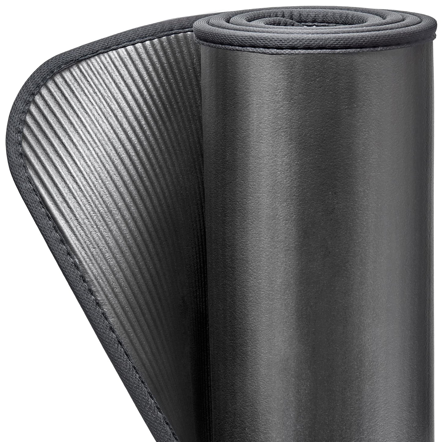 adidas 10mm Extra Thick Training Mat with Carrying Strap and Non-Slip Textured Base - Cushioned Workout Mat for Home Gym, Floor Workouts, and Intense Exercises - Portable and Durable