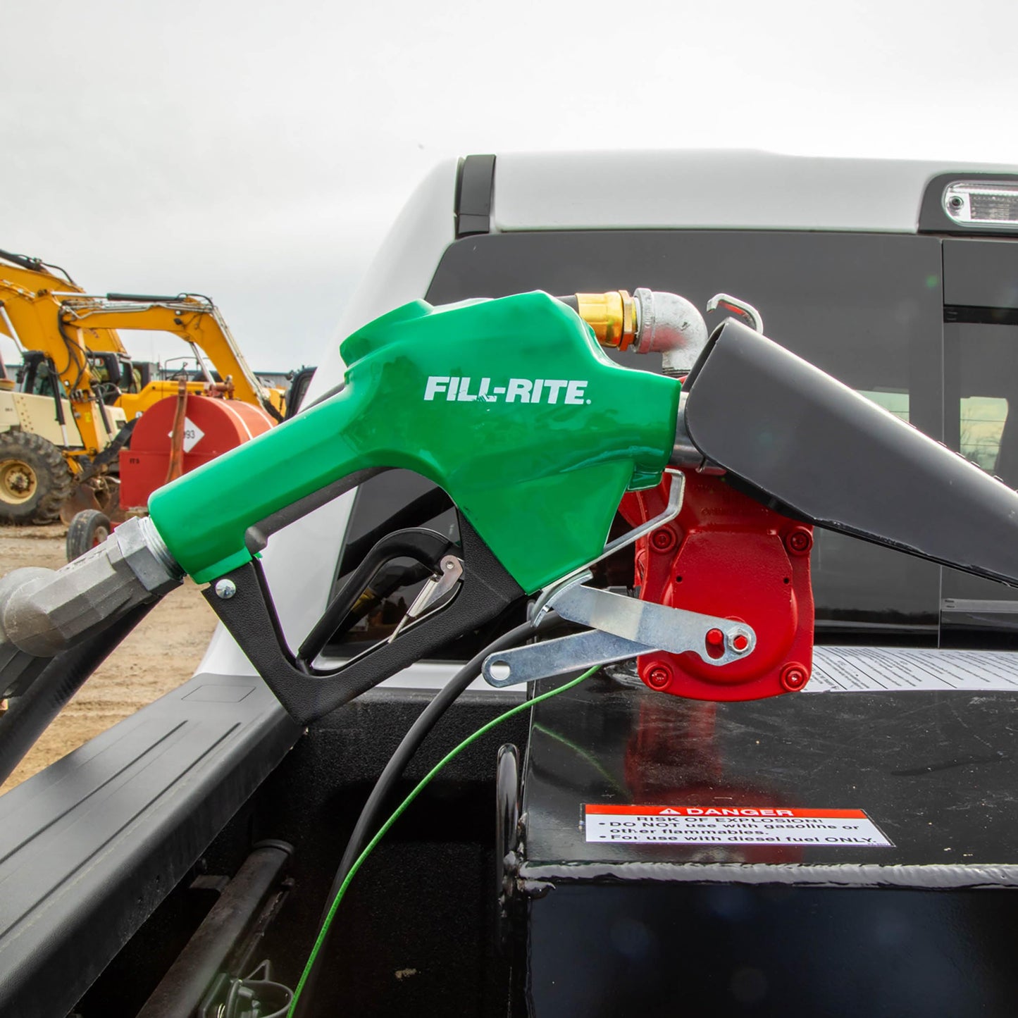 Fill-Rite SDN100GAN 1” 5 to 25 GPM Automatic Standard Duty Fuel Transfer Nozzle, Green - For Gasoline, Diesel, Biodiesel up to B20, E15 & Kerosene