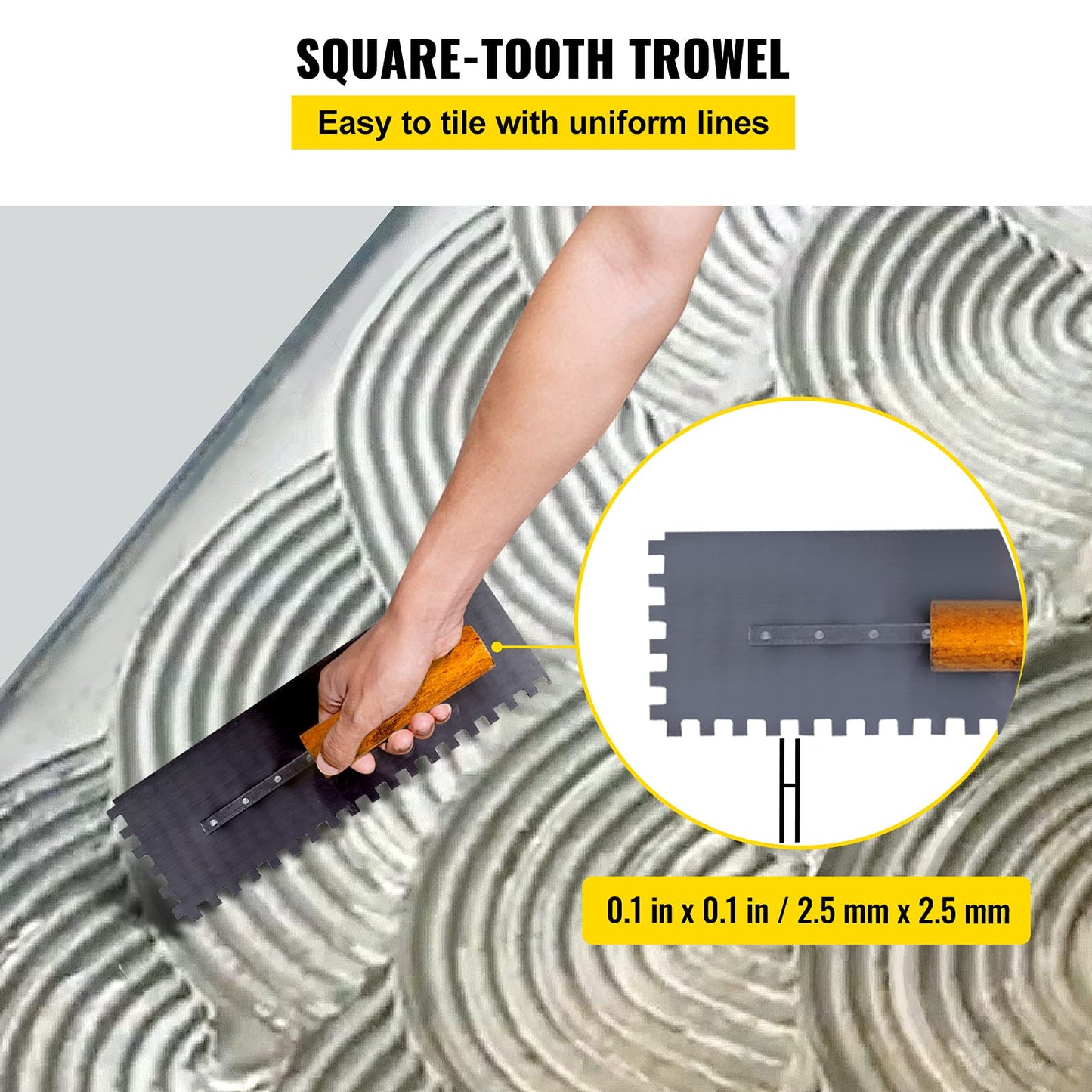 VEVOR Shower Curb Kit, 48"x72" Watertight Shower Curb Overlay with 4" PVC Central Bonding Flange, 4" Stainless Steel Grate, 2 Cuttable Shower Curb and Trowel, Shower Pan Slope Sticks Fit for Bathroom