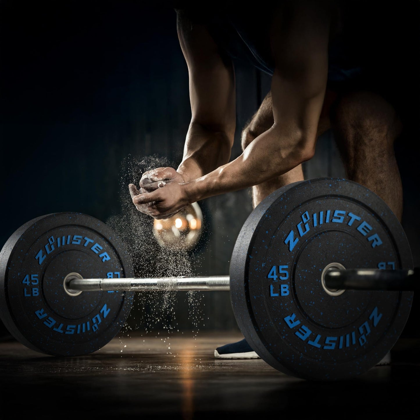 Bumper Weight Plate Olympic Plate Hi-Temp Bumper Weight Plate with Steel Insert Strength Training Weight Lifting Plate (35LB X 1)