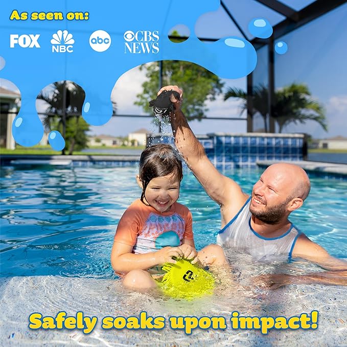 Water Spraying Flying Disc – Ultimate Pool Toy for Kids, Tweens & Teens! Soft & Safe for Splashy Summer Fun – Soaked Disc Flies Through the Air – Perfect for Pool Parties, Ages 6 7 8 9 10 11 12+