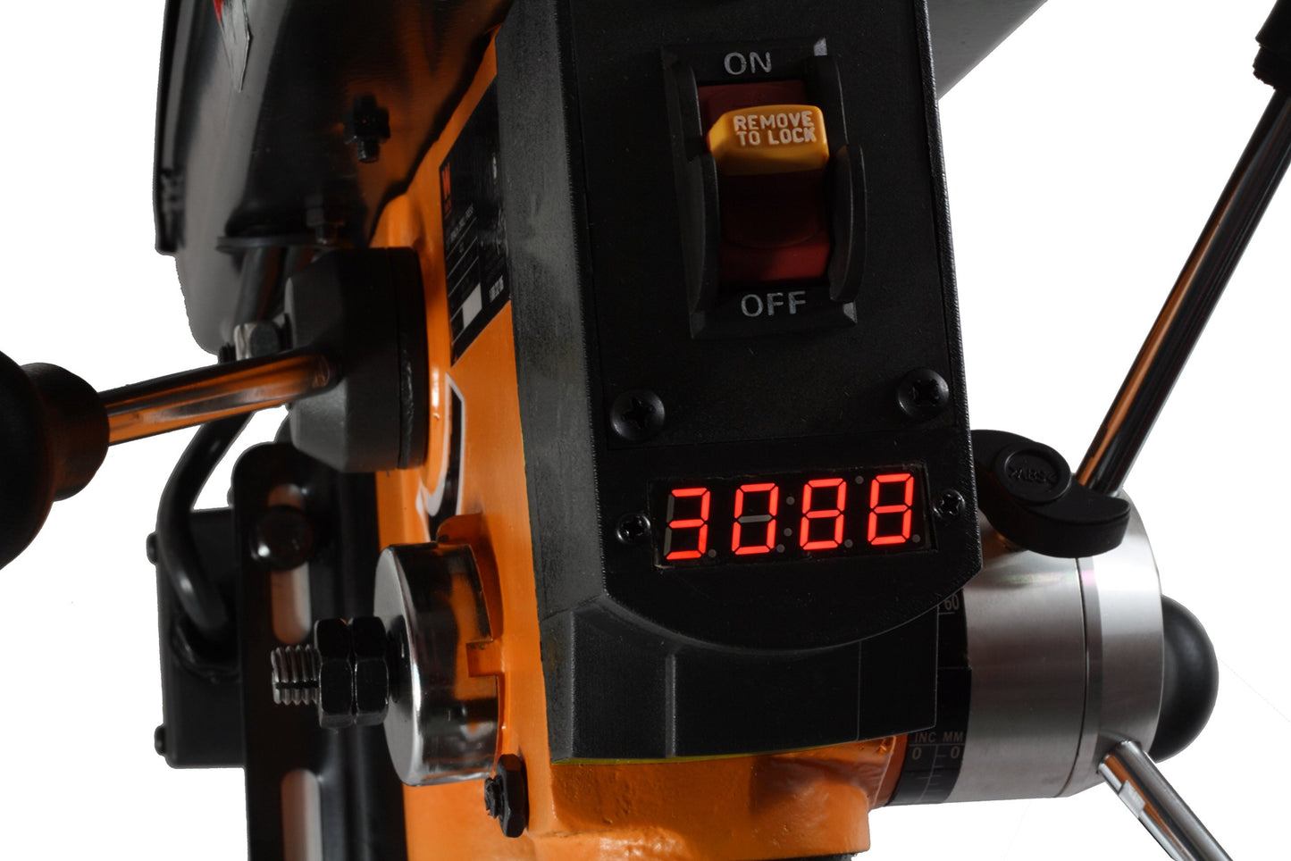 WEN 10-Inch Benchtop Drill Press, 6.2-Amp Variable Speed Motor with Cast Iron Construction, and Laser (DP1062V)
