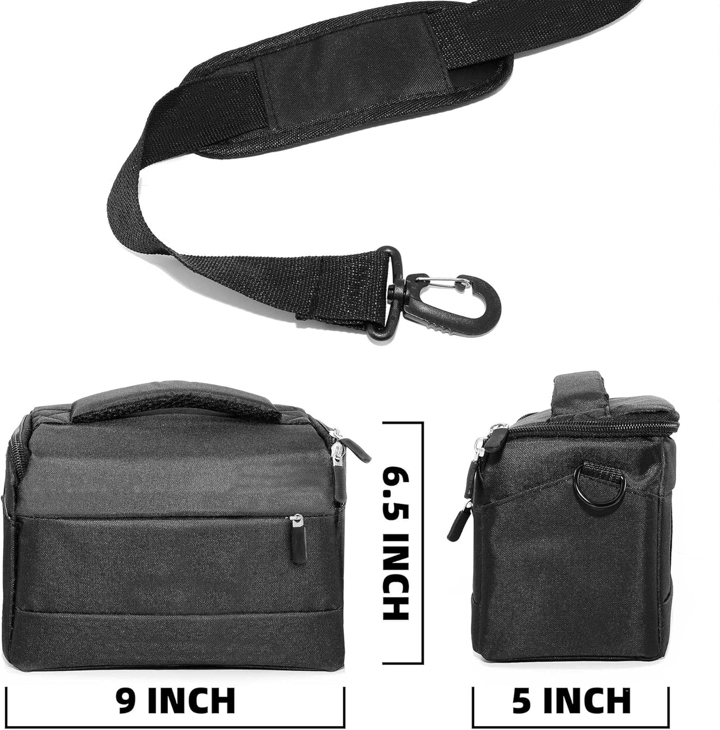 Compact Camera Bag Stylish, Shockproof, Versatile Shoulder Case for Men/Women DSLR, Mirrorless, and Digital Cameras