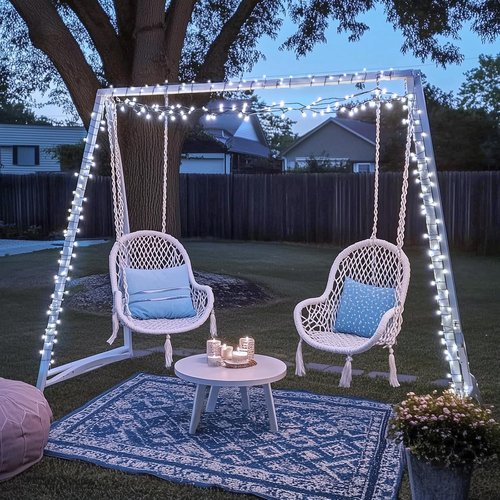 JMEXSUSS 200 LED White Christmas Lights - 66ft Waterproof Twinkle String Lights for Indoor/Outdoor Use | 8 Modes, Green Wire
