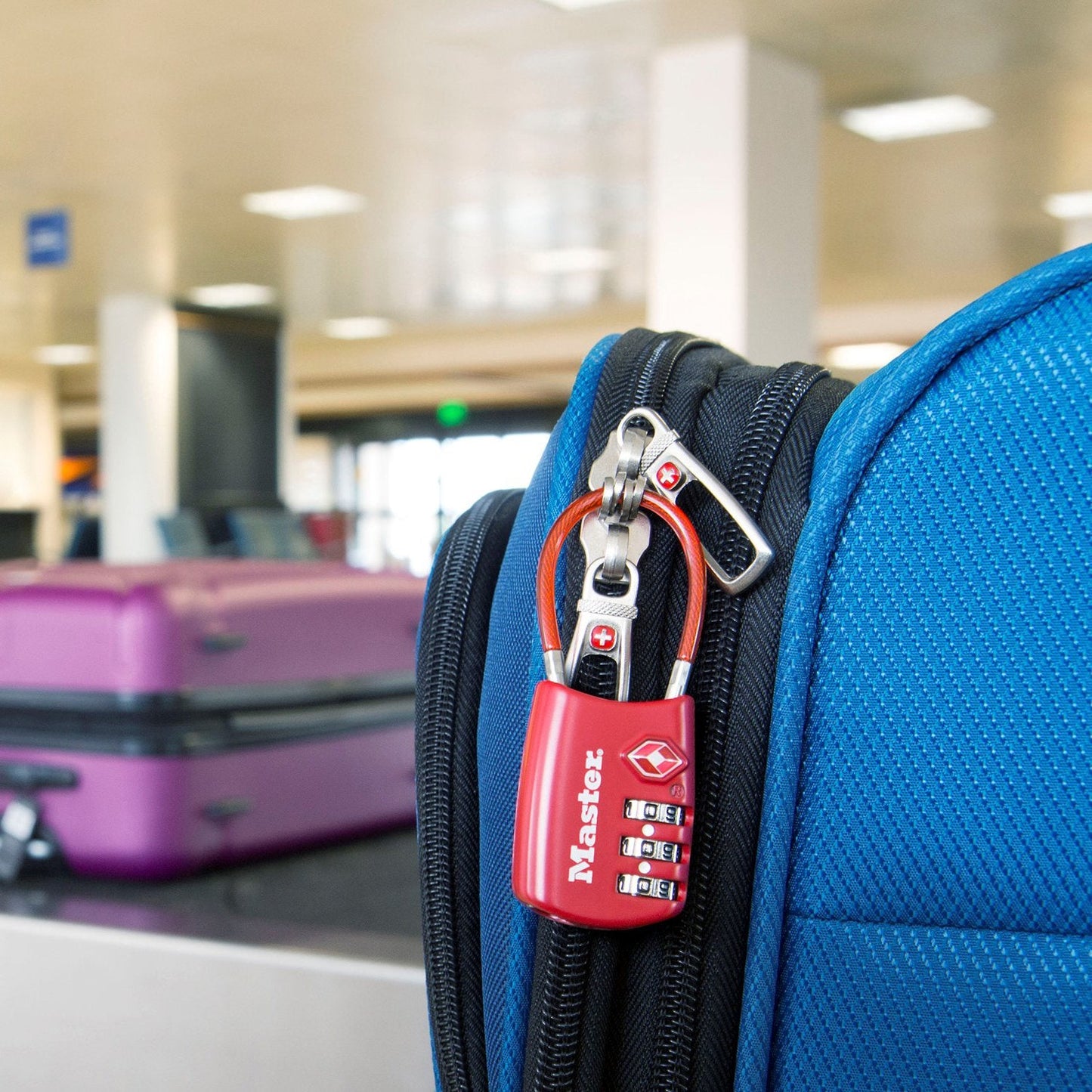 Master Lock 4688D Set Your Own Combination TSA Approved Luggage Lock, 1 Pack, Assorted