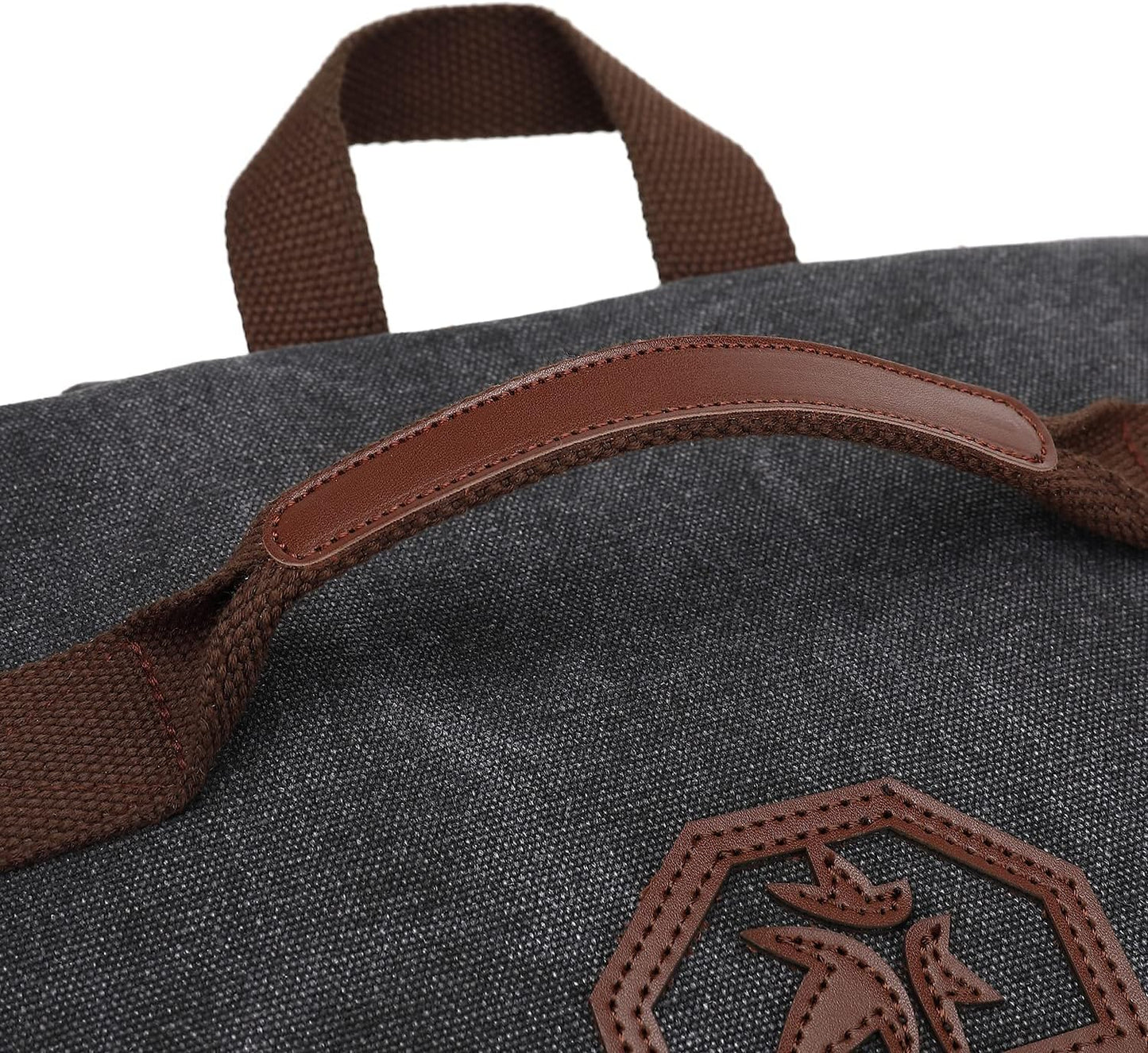 Backpack 4-Way Kalesi Gym Duffle Bag Vintage canvas with Shoes Compartment for travel Sport Hiking laptop (Vintage