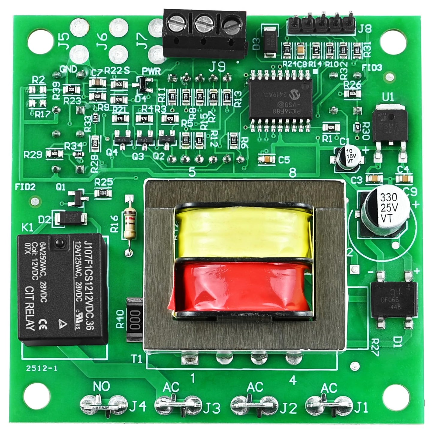 02.01.222A Electronic Control Board Compatible with Hatco 02.01.222A, 120V Digital Thermostat for Commercial Food Warmers