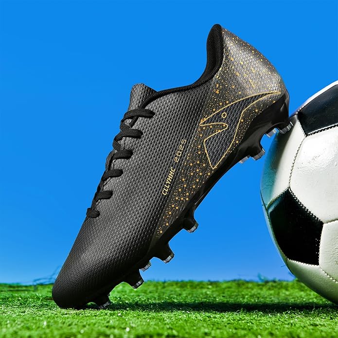 Mens Soccer Shoes Womens Indoor Outdoor Football Cleats Unisex Baseball Turf Shoe Youth Rugby Adult AG FG TF Football Boots Wide Training Sneaker