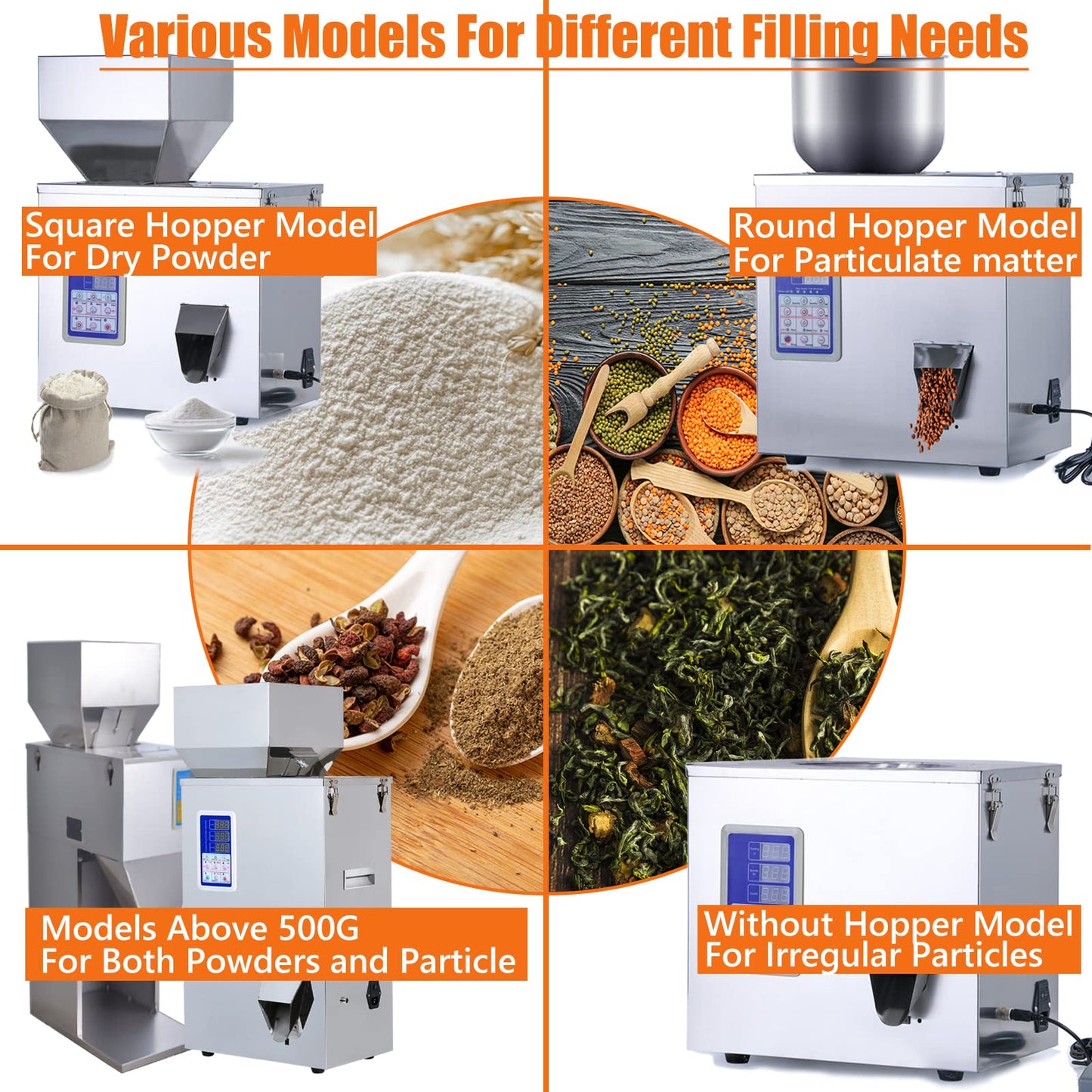 Fanlocn Powder Filling Machine, Particle Filling Machine, Automatic Powder Particle Dispenser For Flour Glitter (Powder Filler 1-100G)