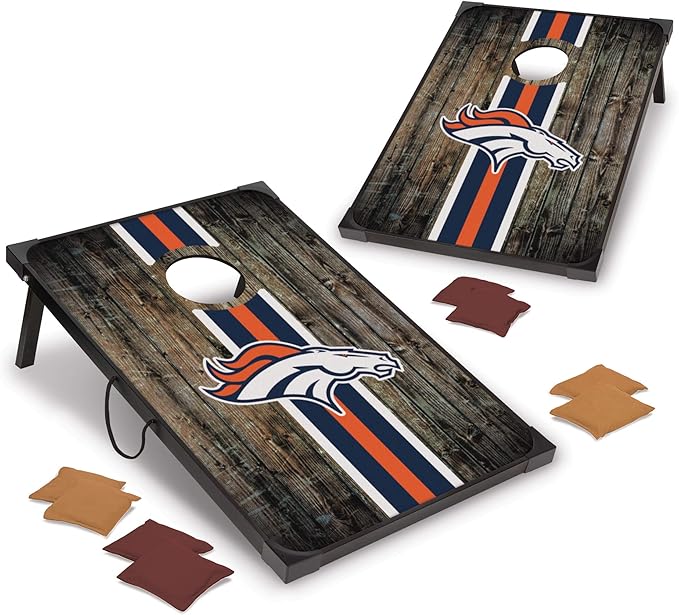 Wild Sports NFL 2' x 3' MDF Deluxe Cornhole Set - with Corners and Aprons
