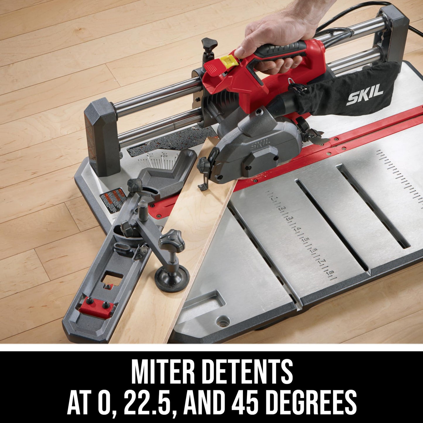 SKIL 3601-02 Flooring Saw with 36T Contractor Blade, Red and black