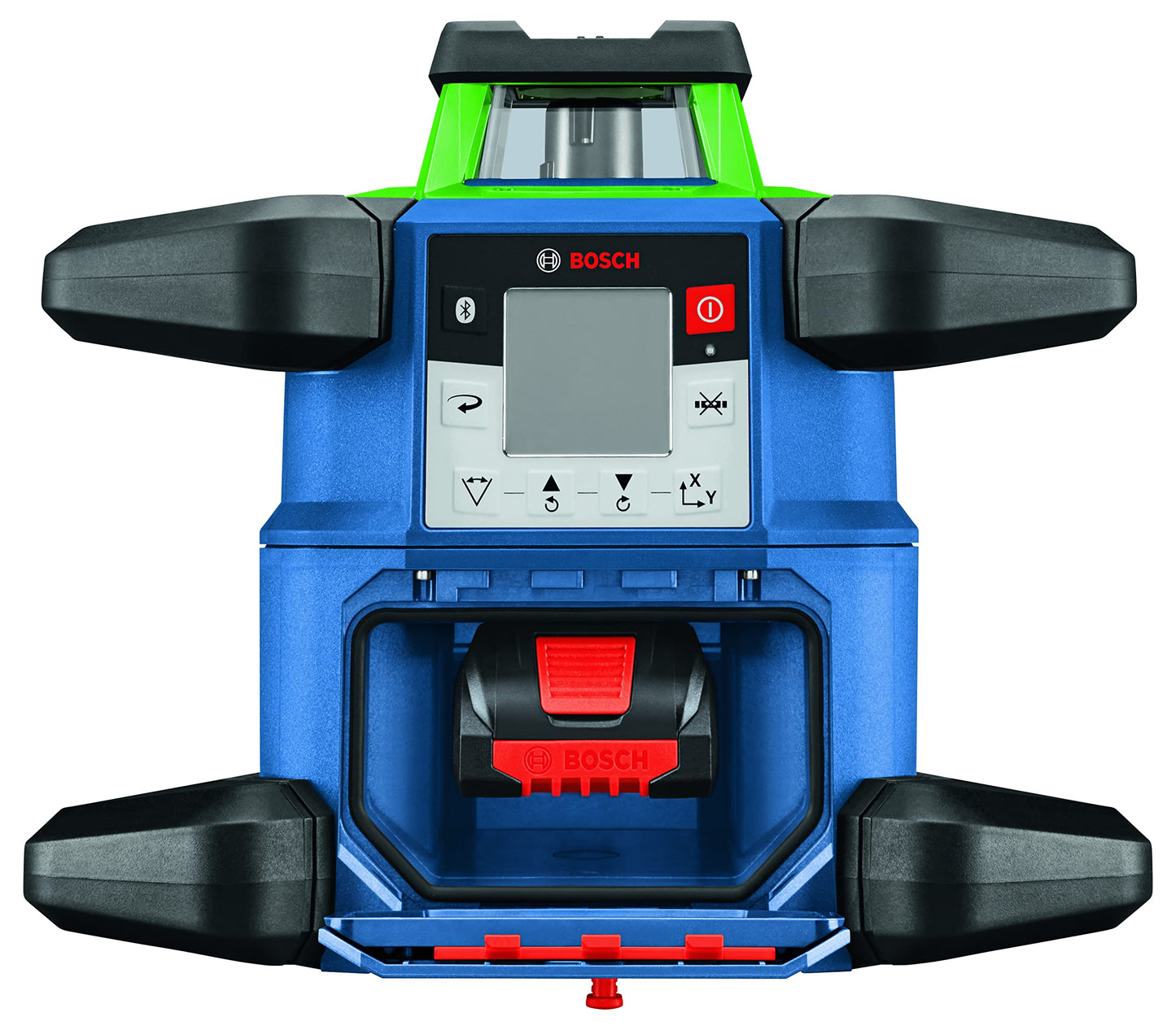 BOSCH GRL4000-90CHVK-S REVOLVE 18V Connected Green-Beam Self-Leveling Horizontal/Vertical Rotary Laser Kit, Includes Tripod, Grade Rod, Receiver, Battery Adapter, Carrying Case, & Accessories