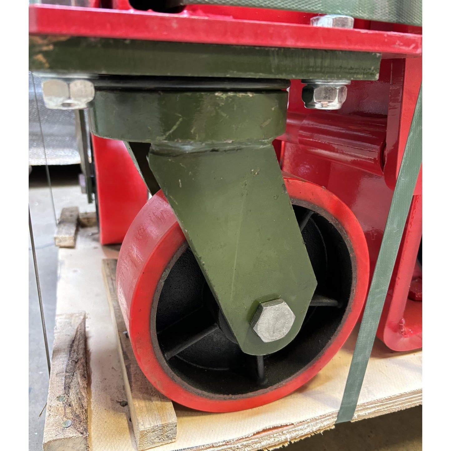 Hydraulic Machinery & Equipment Mover with Adjustable Forks, 12000 lb. Cap