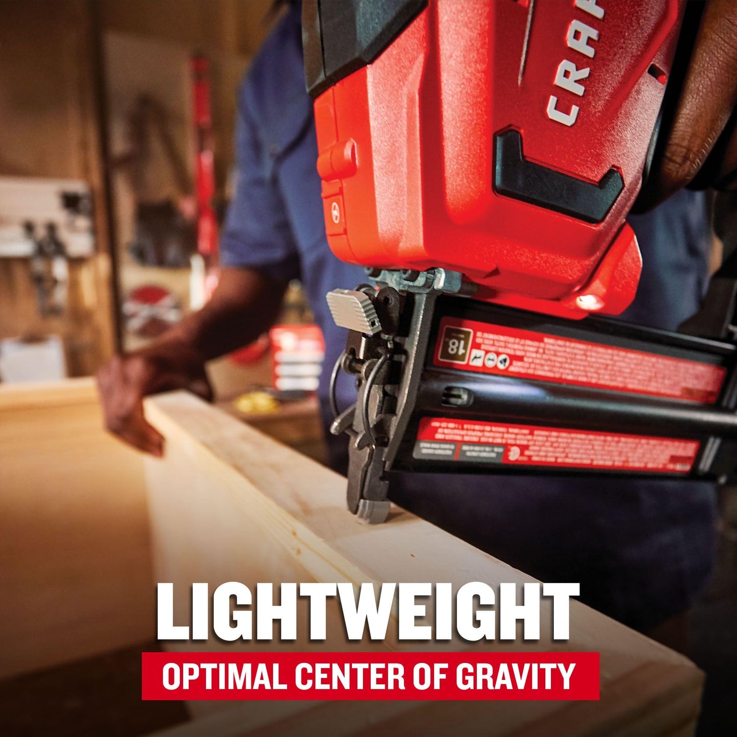 CRAFTSMAN V20 Cordless Brad Nailer, 18 Gauge Nail Gun, with Battery and Charger (CMCN618C1)