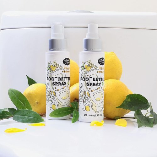 Clean-n-Fresh Toilet Spray - 6.8 Fl. Oz Citrus Scent Deodorizer | 100% Natural, 400+ Uses
