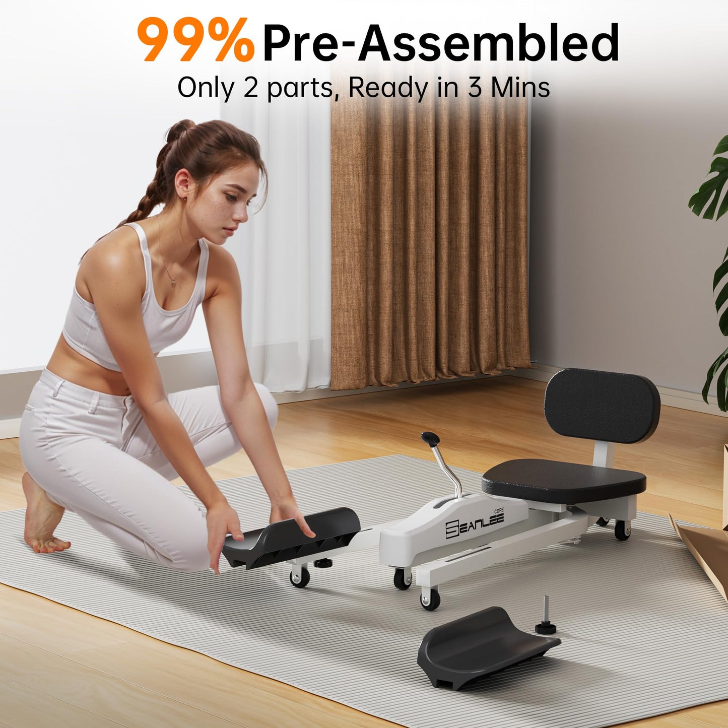 Split Machine, Leg Stretcher Machine for Flexibility – 180° Adjustable Stretching Equipment with Seat & Backrest, Perfect for Ballet, Cheerleading, Dance, Gymnastics, Martial Arts, Kids & Adults