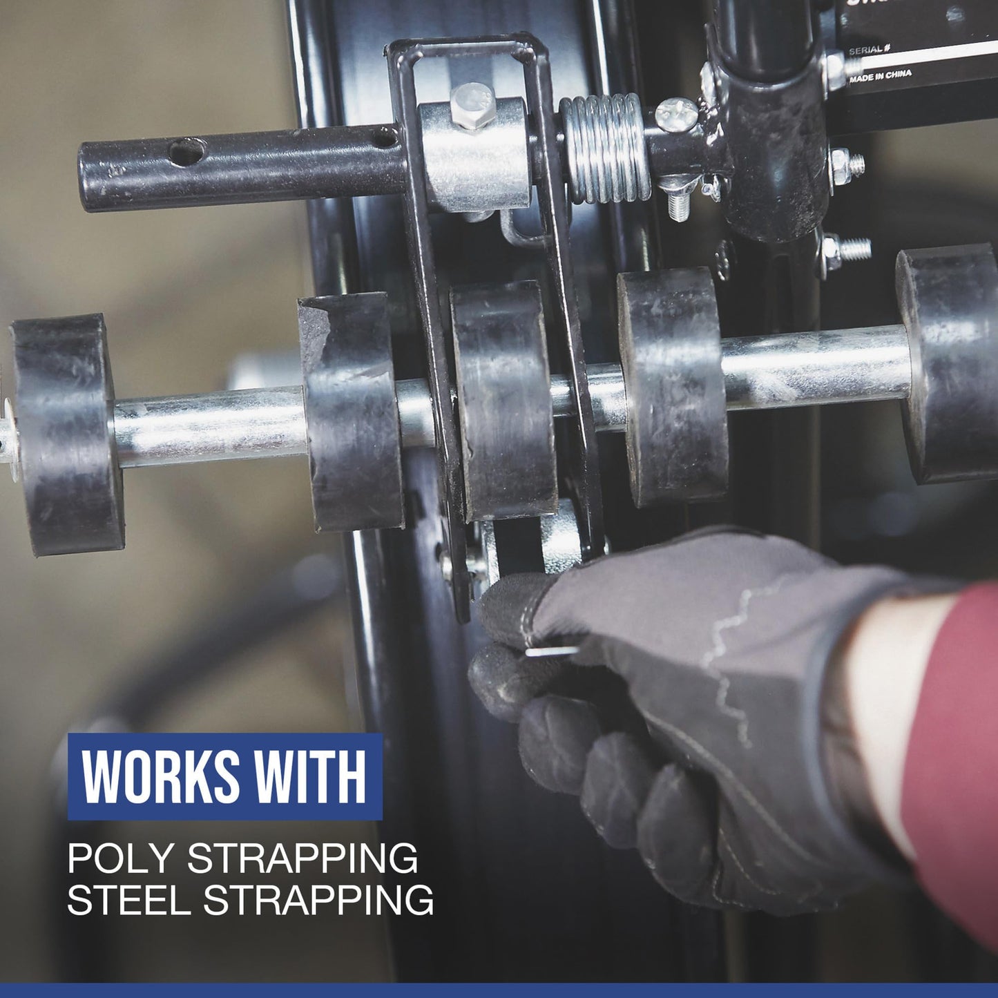 Strongway Poly and Steel Strapping Cart