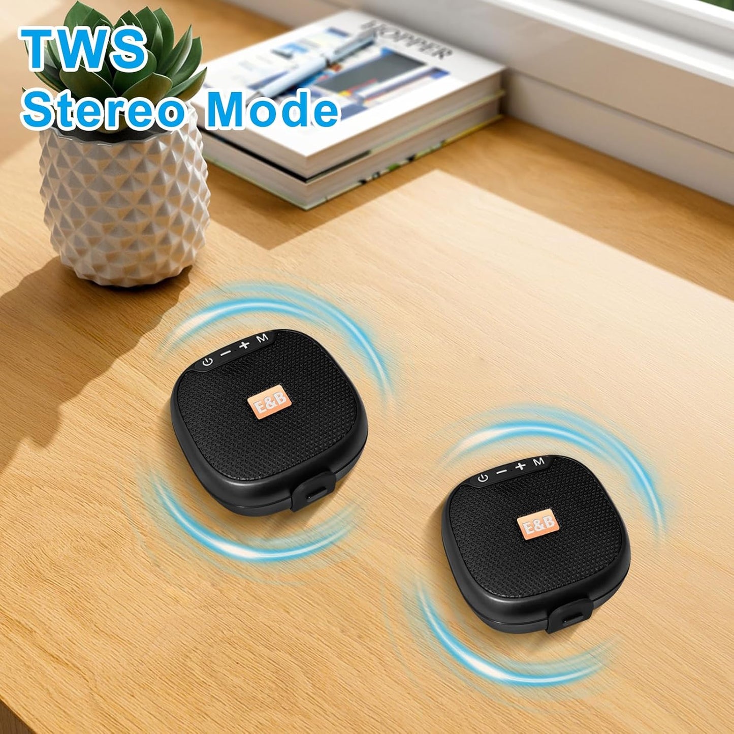Enbiawit Portable Bluetooth Speaker for Bike, Mini Outdoor Travel Speakers, Wireless Traveling Bicycle Speakers
