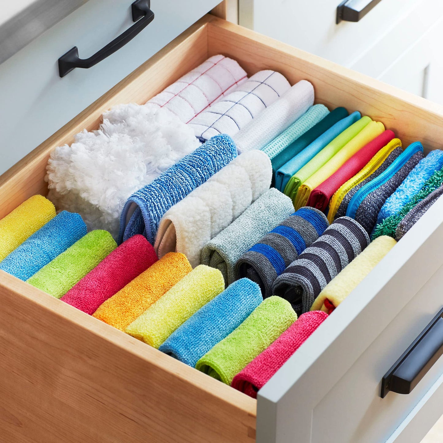 E-Cloth Washing Up Scrub Pad - Microfiber Sponge for Cleaning, Reusable Kitchen Sponge for Dishes & Sink, Non Scratch, Multi Purpose Scrubber, Machine Washable - 4 Pack